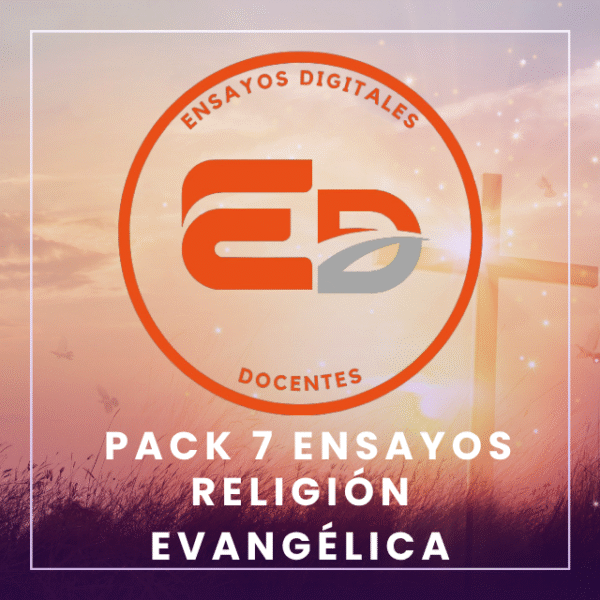 PACK ENSAYOS RELIGIÓN EVANGÉLICA SC